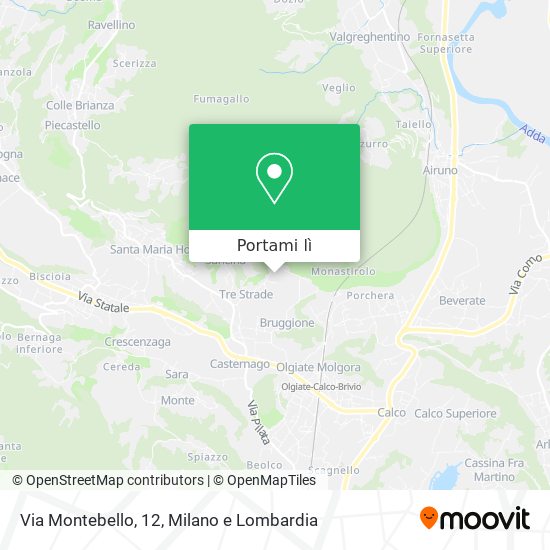Mappa Via Montebello, 12