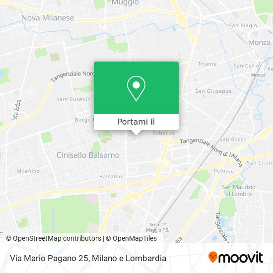 Mappa Via Mario Pagano 25