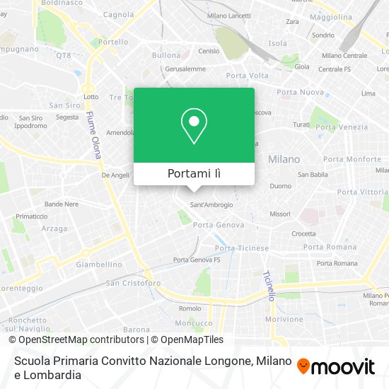 Mappa Scuola Primaria Convitto Nazionale Longone