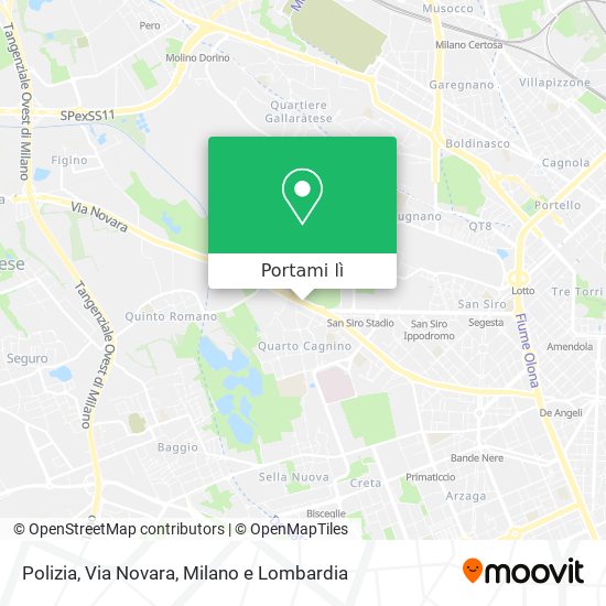 Mappa Polizia, Via Novara
