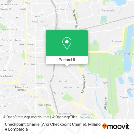 Mappa Checkpoint Charlie (Arci Checkpoint Charlie)
