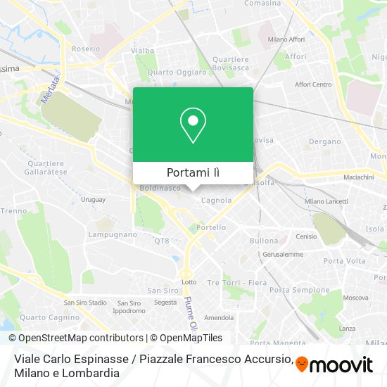Mappa Viale Carlo Espinasse / Piazzale Francesco Accursio