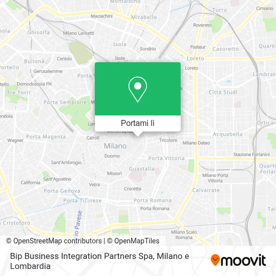 Mappa Bip Business Integration Partners Spa