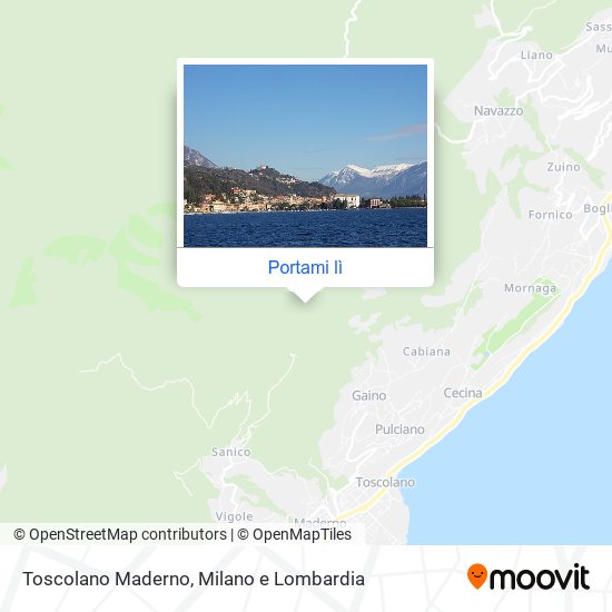 Mappa Toscolano Maderno