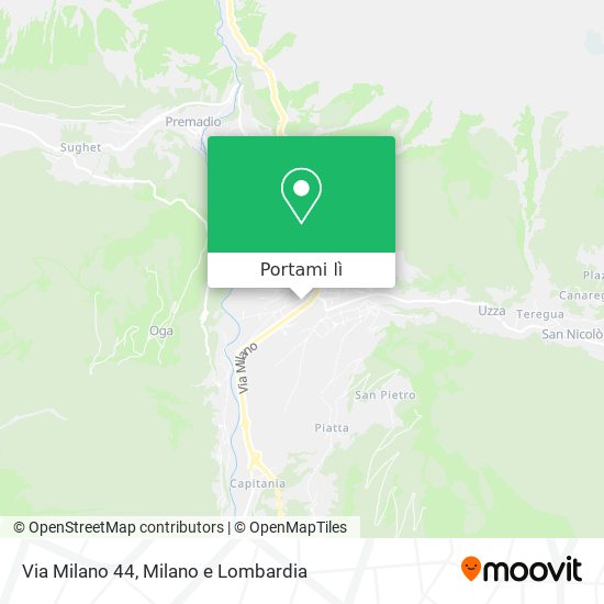 Mappa Via Milano 44
