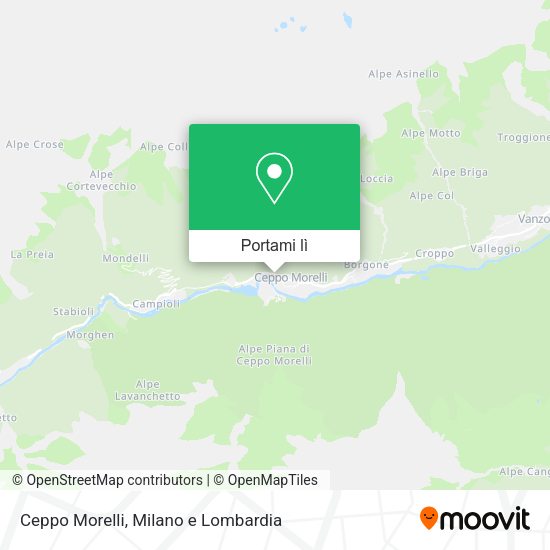 Mappa Ceppo Morelli