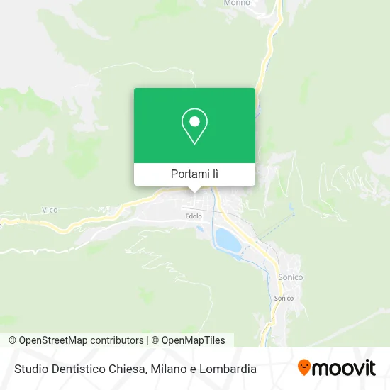 Mappa Studio Dentistico Chiesa