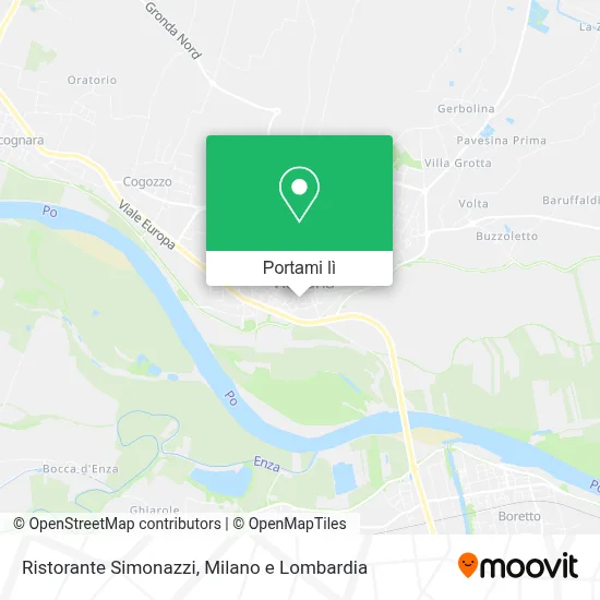 Mappa Ristorante Simonazzi