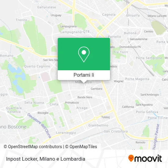 Mappa Inpost Locker