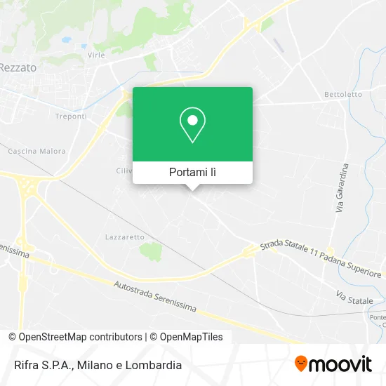 Mappa Rifra S.P.A.