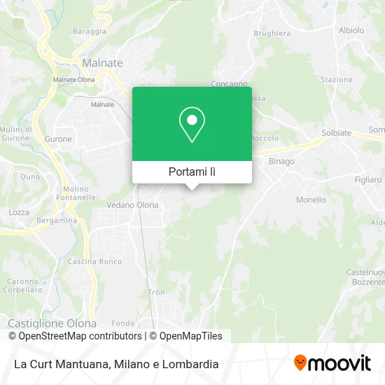 Mappa La Curt Mantuana