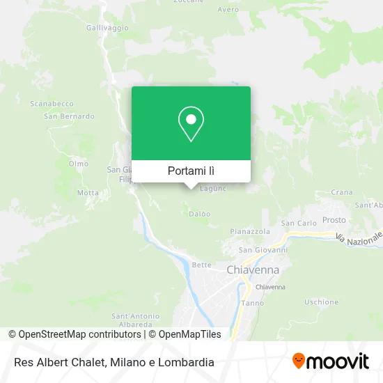 Mappa Res Albert Chalet