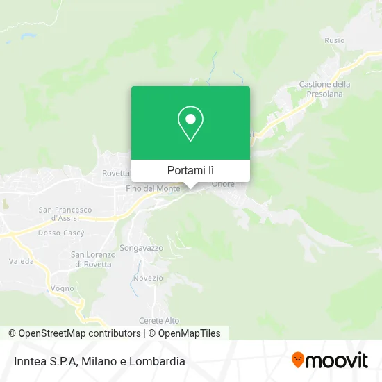 Mappa Inntea S.P.A