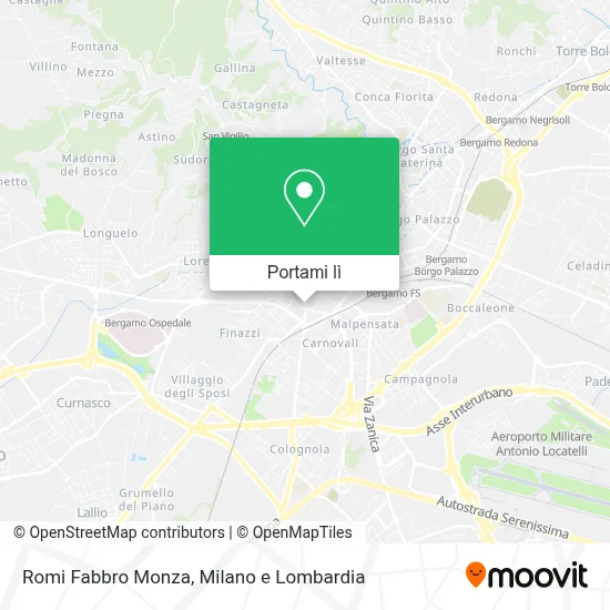 Mappa Romi Fabbro Monza