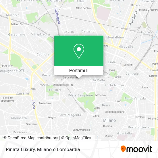 Mappa Rinata Luxury