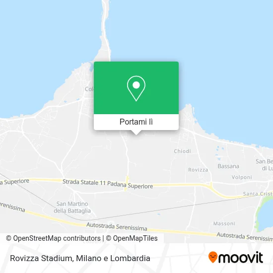 Mappa Rovizza Stadium