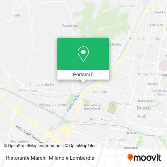 Mappa Ristorante Marchi