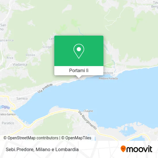 Mappa Sebi.Predore
