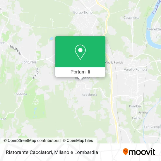 Mappa Ristorante Cacciatori