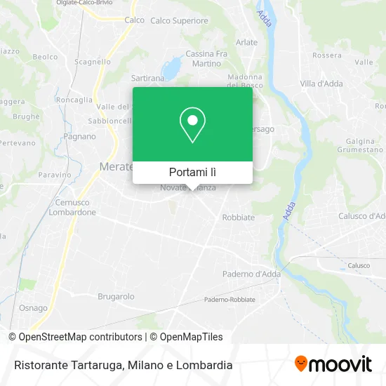 Mappa Ristorante Tartaruga