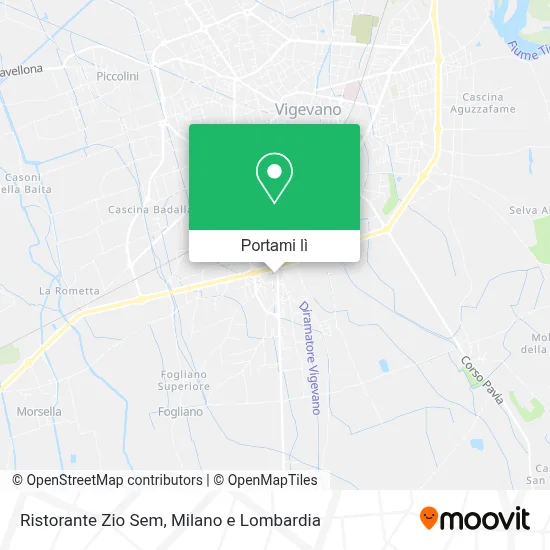 Mappa Ristorante Zio Sem