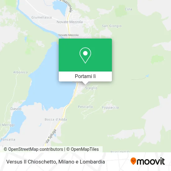 Mappa Versus Il Chioschetto