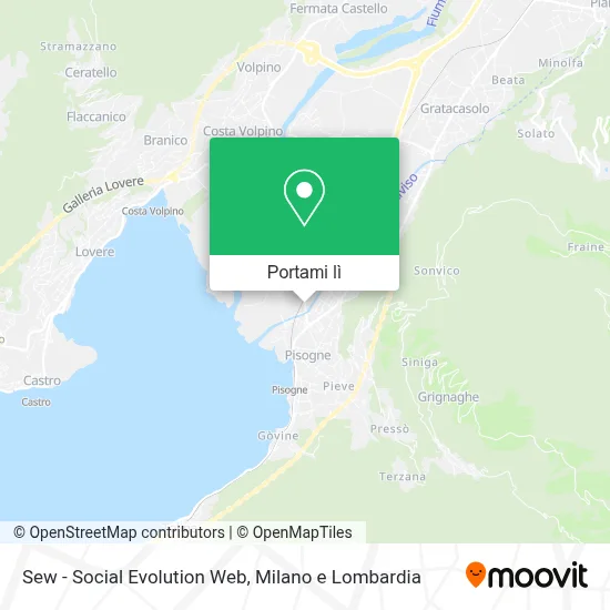 Mappa Sew - Social Evolution Web