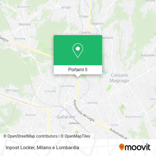 Mappa Inpost Locker