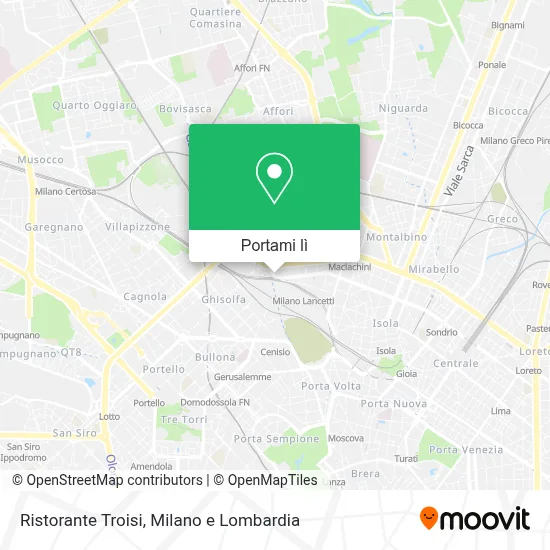 Mappa Ristorante Troisi