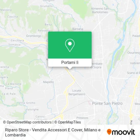 Mappa Riparo Store - Vendita Accessori E Cover