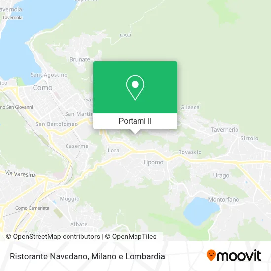 Mappa Ristorante Navedano