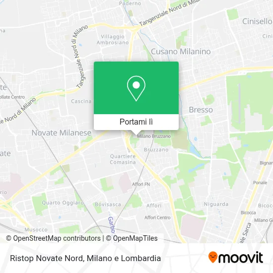 Mappa Ristop Novate Nord