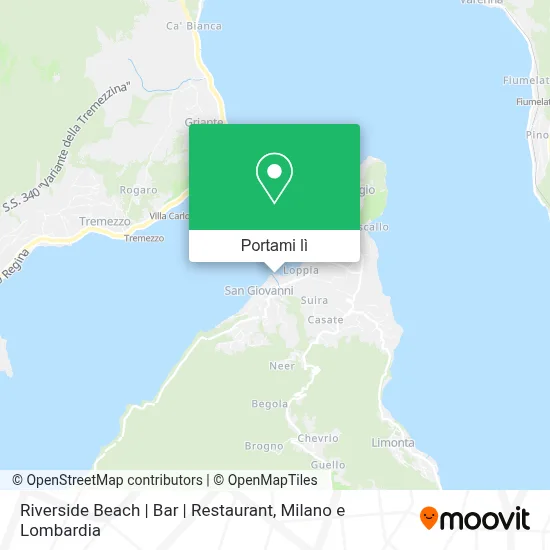 Mappa Riverside Beach | Bar | Restaurant