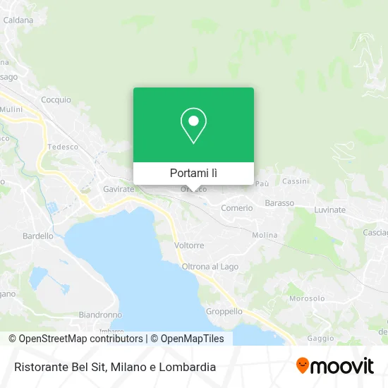 Mappa Ristorante Bel Sit