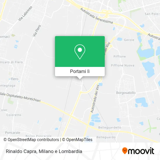Mappa Rinaldo Capra
