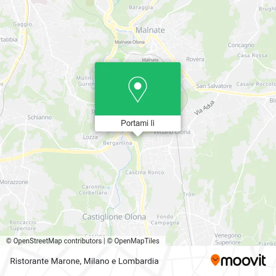 Mappa Ristorante Marone