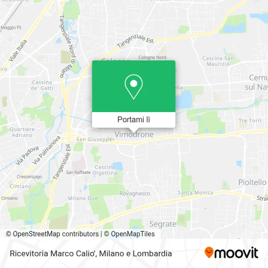 Mappa Ricevitoria Marco Calio'