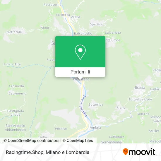 Mappa Racingtime.Shop
