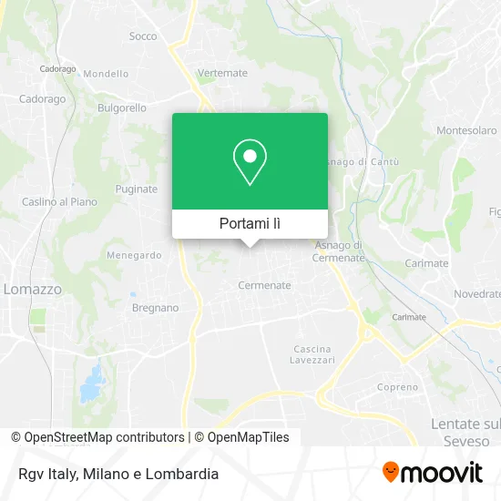 Mappa Rgv Italy