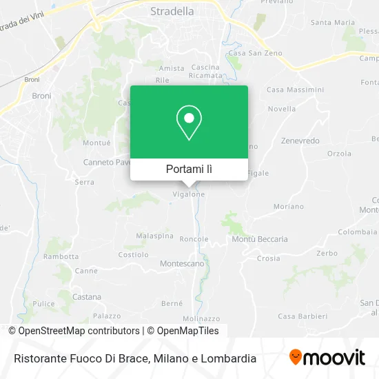 Mappa Ristorante Fuoco Di Brace