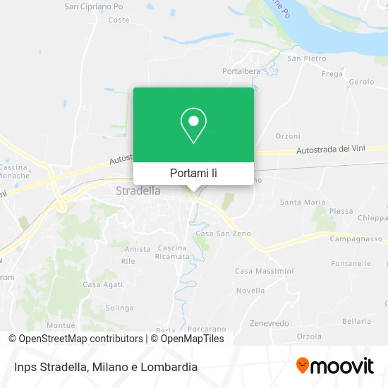 Mappa Inps Stradella