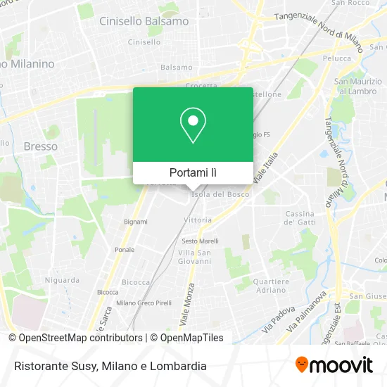 Mappa Ristorante Susy