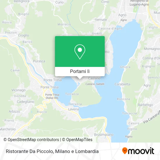 Mappa Ristorante Da Piccolo