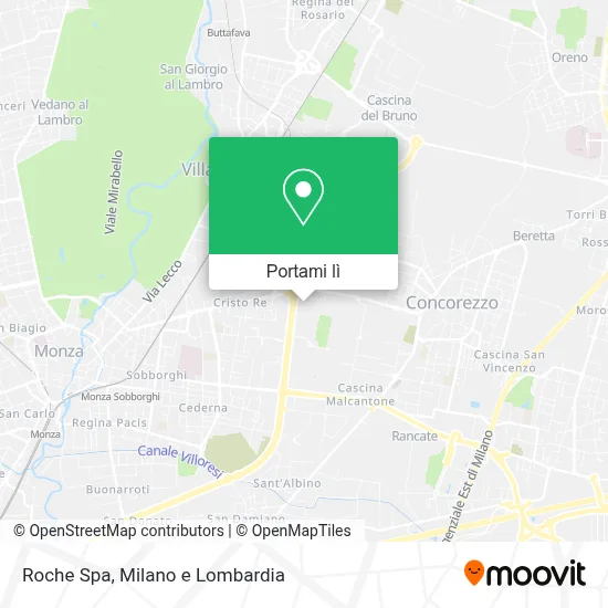 Mappa Roche Spa