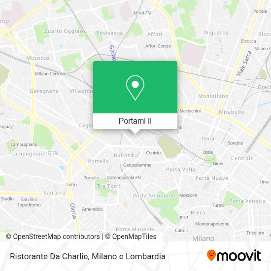 Mappa Ristorante Da Charlie