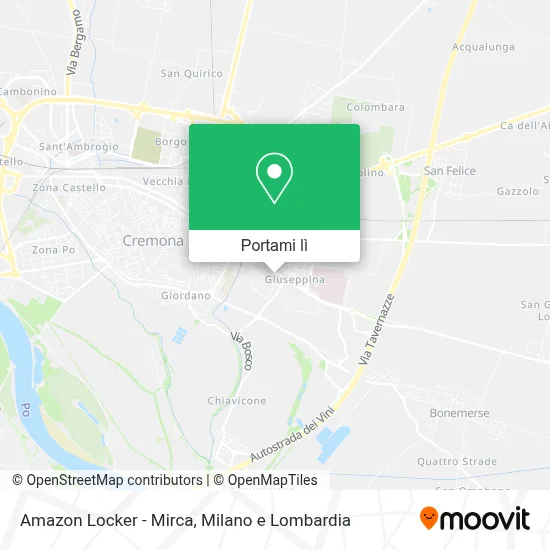 Mappa Amazon Locker - Mirca