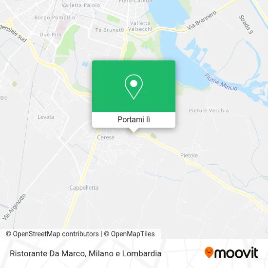 Mappa Ristorante Da Marco