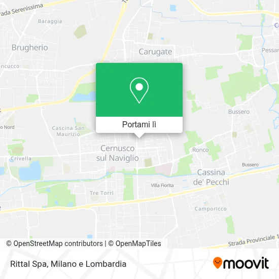 Mappa Rittal Spa