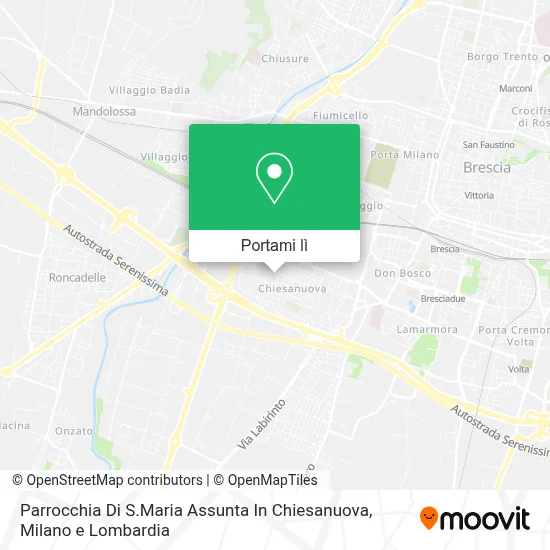 Mappa Parrocchia Di S.Maria Assunta In Chiesanuova