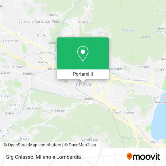 Mappa Sfg Chiasso